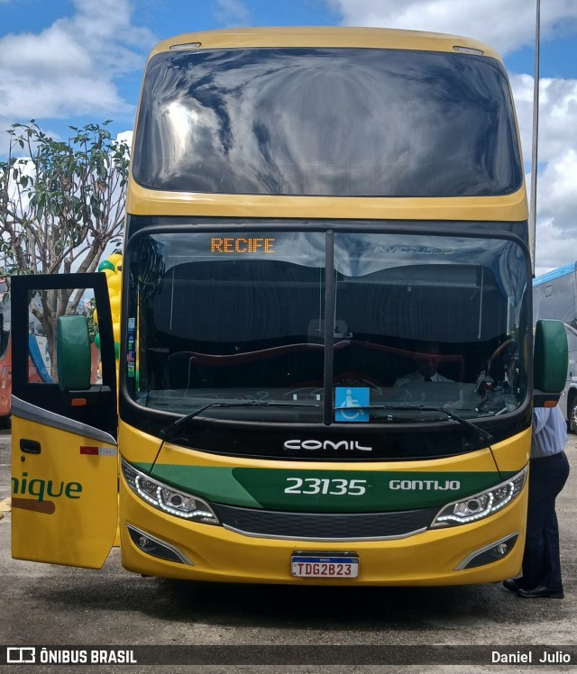 Empresa Gontijo de Transportes 23135 na cidade de Caruaru, Pernambuco, Brasil, por Daniel  Julio. Número da foto: #13000109.