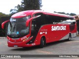 Viação Santa Cruz 37225 na cidade de Três Corações, Minas Gerais, Brasil, por Fábio Mateus Tibúrcio. Número da foto: #13000973.