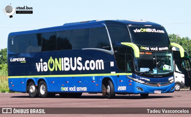 LopeSul Transportes - Lopes e Oliveira Transportes e Turismo - Lopes Sul 2081 na cidade de Barra do Garças, Mato Grosso, Brasil, por Tadeu Vasconcelos. Número da foto: #12929817.