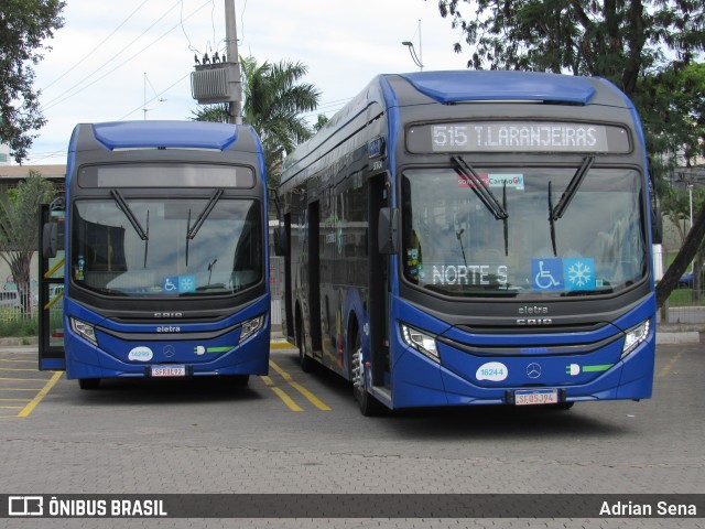 Expresso Santa Paula 16244 na cidade de Serra, Espírito Santo, Brasil, por Adrian Sena. Número da foto: #12929938.
