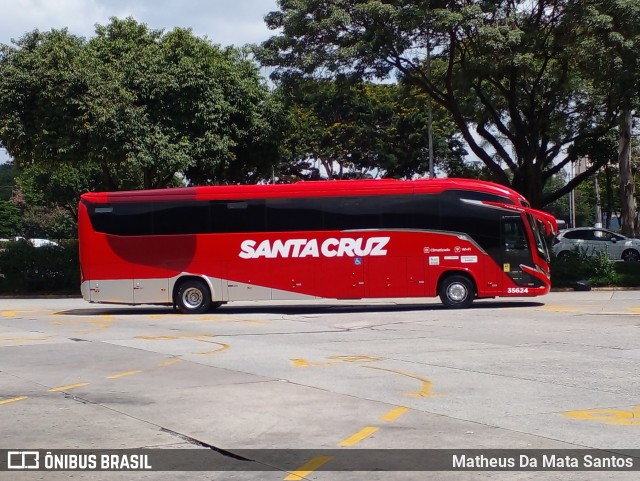 Viação Santa Cruz 35624 na cidade de São Paulo, São Paulo, Brasil, por Matheus Da Mata Santos. Número da foto: #12931915.