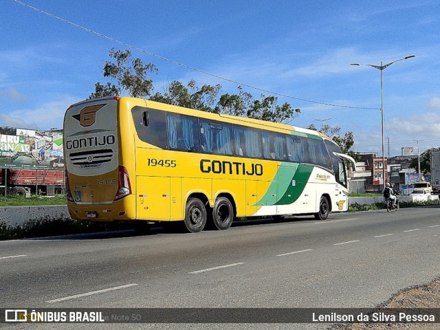 Empresa Gontijo de Transportes 19455 na cidade de Caruaru, Pernambuco, Brasil, por Lenilson da Silva Pessoa. Número da foto: #12931112.