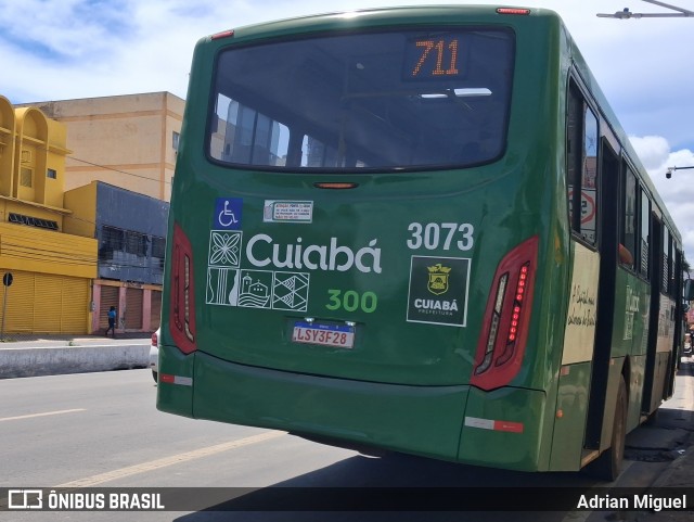 Expresso Caribus Transportes 3073 na cidade de Cuiabá, Mato Grosso, Brasil, por Adrian Miguel. Número da foto: #12931213.