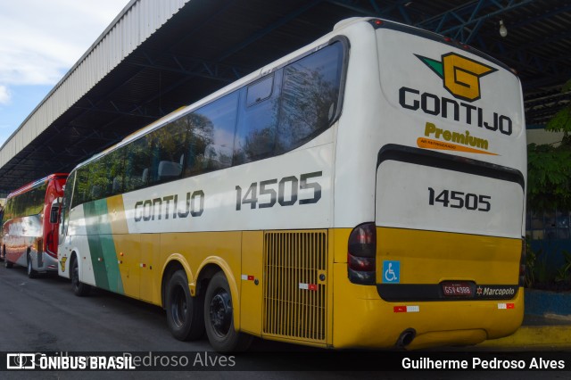 Empresa Gontijo de Transportes 14505 na cidade de Lambari, Minas Gerais, Brasil, por Guilherme Pedroso Alves. Número da foto: #12931964.