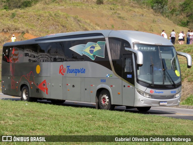 Rio Transportes e Turismo 9698 na cidade de Aparecida, São Paulo, Brasil, por Gabriel Oliveira Caldas da Nobrega. Número da foto: #12930211.
