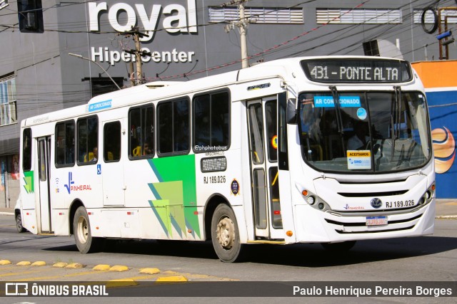 Viação Pinheiral RJ 189.026 na cidade de Volta Redonda, Rio de Janeiro, Brasil, por Paulo Henrique Pereira Borges. Número da foto: #12931101.