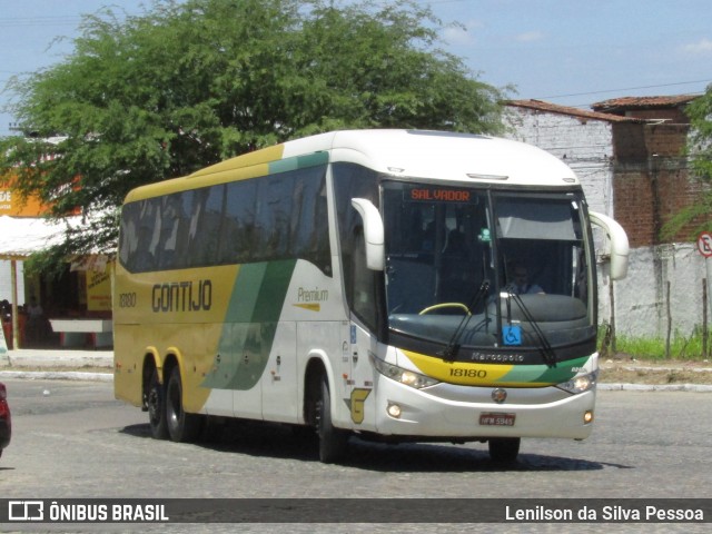 Empresa Gontijo de Transportes 18180 na cidade de Caruaru, Pernambuco, Brasil, por Lenilson da Silva Pessoa. Número da foto: #12931276.