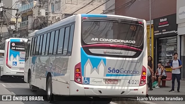Expresso Tanguá 4.021 na cidade de São Gonçalo, Rio de Janeiro, Brasil, por Icaro Vicente brandao. Número da foto: #12929882.