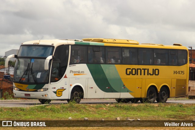 Empresa Gontijo de Transportes 14475 na cidade de Laranjeiras, Sergipe, Brasil, por Weiller Alves. Número da foto: #12931379.