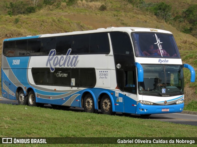 Rocha Turismo 24500 na cidade de Aparecida, São Paulo, Brasil, por Gabriel Oliveira Caldas da Nobrega. Número da foto: #12930226.