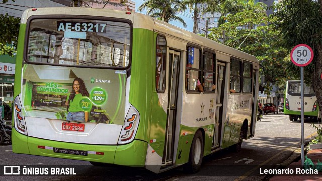 Transurb AE-63217 na cidade de Belém, Pará, Brasil, por Leonardo Rocha. Número da foto: #12931515.