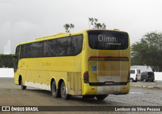 Viação Itapemirim 8645 na cidade de Caruaru, Pernambuco, Brasil, por Lenilson da Silva Pessoa. Número da foto: #12931182.