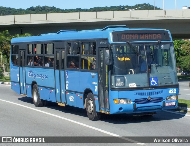 Biguaçu Transportes Coletivos Administração e Participação 422 na cidade de Florianópolis, Santa Catarina, Brasil, por Welison Oliveira. Número da foto: #12932089.