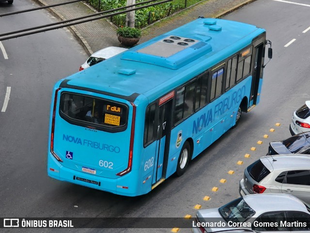 FAOL - Friburgo Auto Ônibus 602 na cidade de Nova Friburgo, Rio de Janeiro, Brasil, por Leonardo Correa Gomes Martins. Número da foto: #12932019.