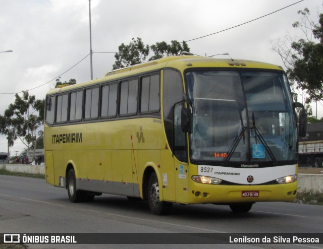 Viação Itapemirim 8527 na cidade de Caruaru, Pernambuco, Brasil, por Lenilson da Silva Pessoa. Número da foto: #12931461.