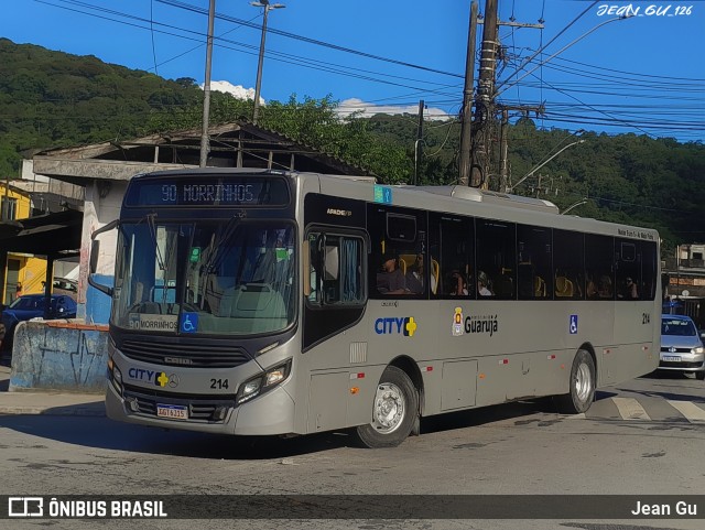 City Transporte Urbano Intermodal - Guarujá 214 na cidade de Guarujá, São Paulo, Brasil, por Jean Gu. Número da foto: #12931040.