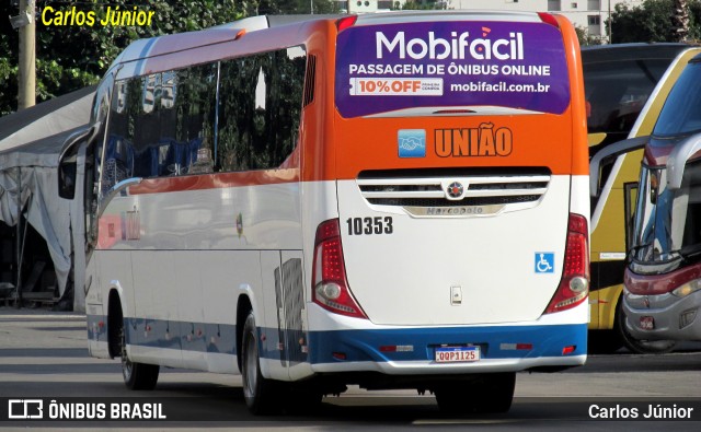 Expresso União 10353 na cidade de Goiânia, Goiás, Brasil, por Carlos Júnior. Número da foto: #12932108.