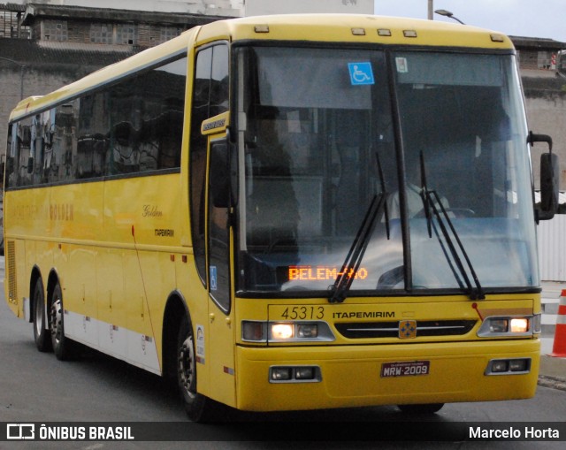 Viação Itapemirim 45313 na cidade de Rio de Janeiro, Rio de Janeiro, Brasil, por Marcelo Horta. Número da foto: #12930943.