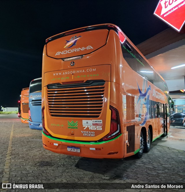 Empresa de Transportes Andorinha 7165 na cidade de Santa Cruz do Rio Pardo, São Paulo, Brasil, por Andre Santos de Moraes. Número da foto: #12931695.