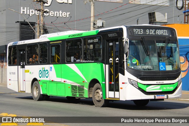 Viação Elite RJ 176.065 na cidade de Volta Redonda, Rio de Janeiro, Brasil, por Paulo Henrique Pereira Borges. Número da foto: #12931085.