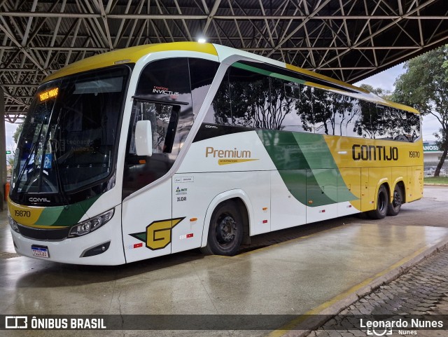 Empresa Gontijo de Transportes 19870 na cidade de Patos de Minas, Minas Gerais, Brasil, por Leonardo Nunes. Número da foto: #13003462.