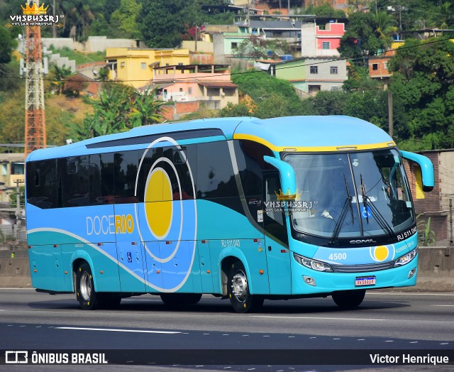 Doce Rio Fretamento e Turismo 4500 na cidade de Duque de Caxias, Rio de Janeiro, Brasil, por Victor Henrique. Número da foto: #13005236.