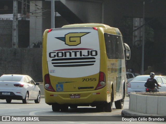 Empresa Gontijo de Transportes 7055 na cidade de Belo Horizonte, Minas Gerais, Brasil, por Douglas Célio Brandao. Número da foto: #13004088.