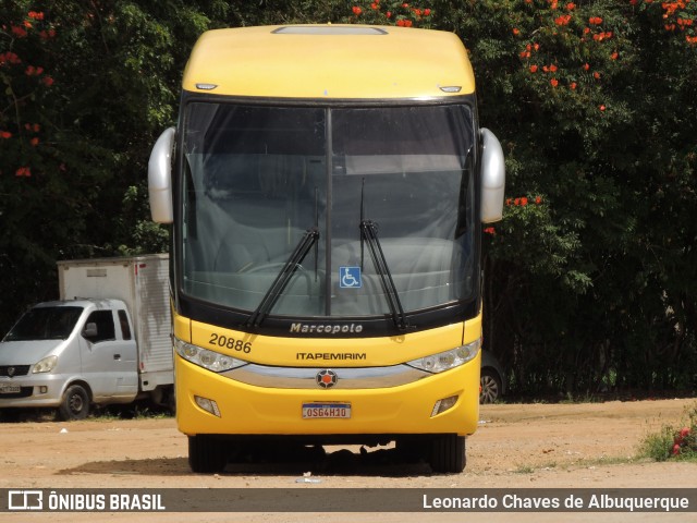 Viação Nova Itapemirim 20886 na cidade de Vitória da Conquista, Bahia, Brasil, por Leonardo Chaves de Albuquerque. Número da foto: #13005643.