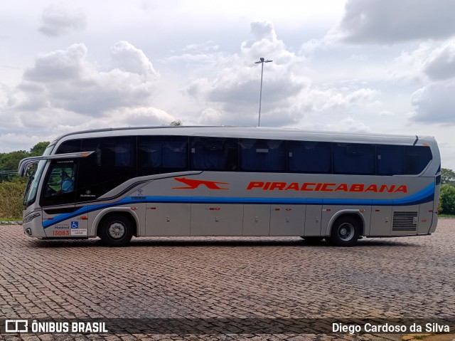 Viação Piracicabana 13083 na cidade de Americana, São Paulo, Brasil, por Diego Cardoso da Silva. Número da foto: #13003054.