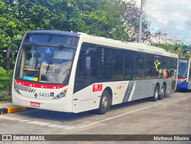 Next Mobilidade - ABC Sistema de Transporte 5433 na cidade de São Paulo, São Paulo, Brasil, por Matheus Ribeiro. Número da foto: #13005645.