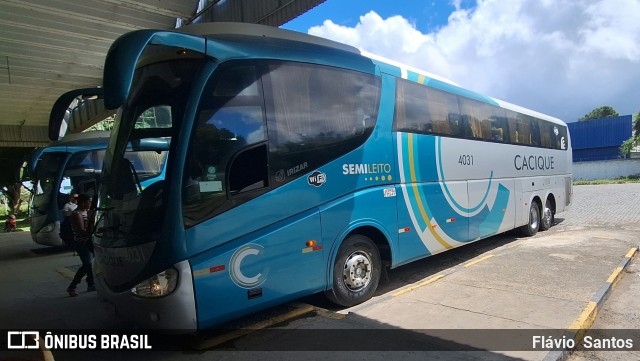 Cacique Transportes 4031 na cidade de Cruz das Almas, Bahia, Brasil, por Flávio  Santos. Número da foto: #13005295.