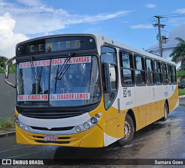 Belém Rio Transportes BD-110 na cidade de Belém, Pará, Brasil, por Samara Goes. Número da foto: #13004063.