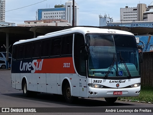 Unesul de Transportes 3822 na cidade de Porto Alegre, Rio Grande do Sul, Brasil, por André Lourenço de Freitas. Número da foto: #13004953.