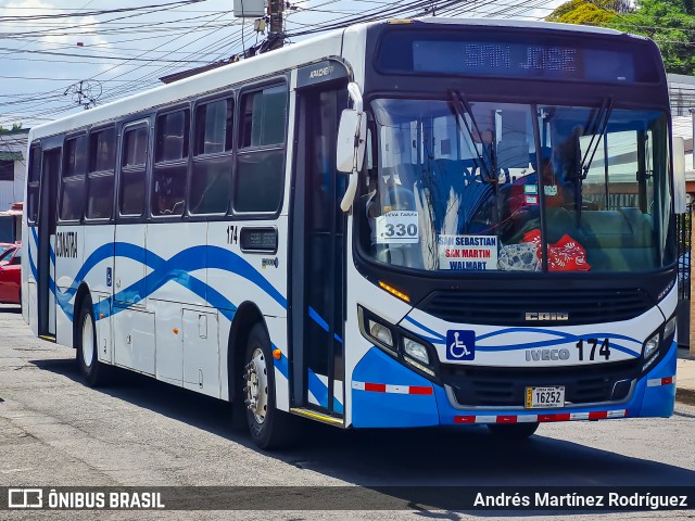 Conatra - Corporacion Nacional de Transporte 174 na cidade de San Sebastián, San José, San José, Costa Rica, por Andrés Martínez Rodríguez. Número da foto: #13005357.