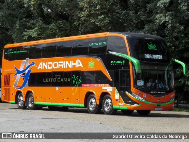 Empresa de Transportes Andorinha 7162 na cidade de São Paulo, São Paulo, Brasil, por Gabriel Oliveira Caldas da Nobrega. Número da foto: #13004764.