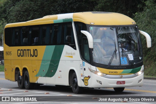 Empresa Gontijo de Transportes 19015 na cidade de Barra do Piraí, Rio de Janeiro, Brasil, por José Augusto de Souza Oliveira. Número da foto: #13005473.