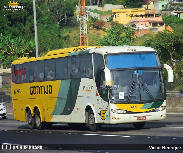 Empresa Gontijo de Transportes 17195 na cidade de Duque de Caxias, Rio de Janeiro, Brasil, por Victor Henrique. Número da foto: #13005161.