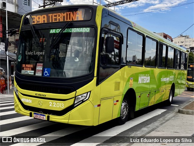 Santo Antônio Transportes Niterói 2.2.013 na cidade de Niterói, Rio de Janeiro, Brasil, por Luiz Eduardo Lopes da Silva. Número da foto: #13005228.