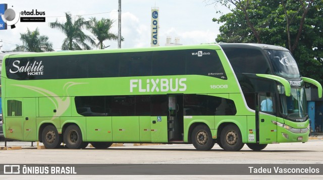 FlixBus Transporte e Tecnologia do Brasil 18008 na cidade de Goiânia, Goiás, Brasil, por Tadeu Vasconcelos. Número da foto: #13004032.