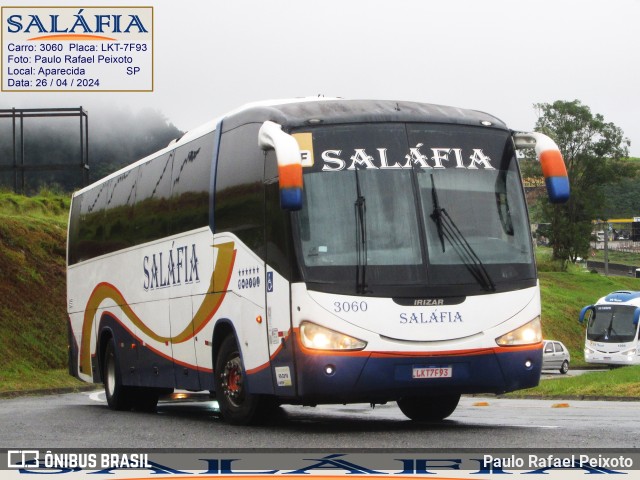Saláfia Transportes 3060 na cidade de Aparecida, São Paulo, Brasil, por Paulo Rafael Peixoto. Número da foto: #13003385.