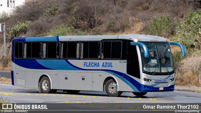 Flecha Azul 119 na cidade de Querétaro, Querétaro, México, por Omar Ramírez Thor2102. Número da foto: #13003161.