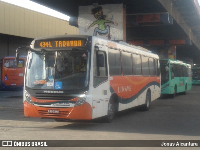 Linave Transportes RJ 146.144 na cidade de Nova Iguaçu, Rio de Janeiro, Brasil, por Jonas Alcantara. Número da foto: #13003149.