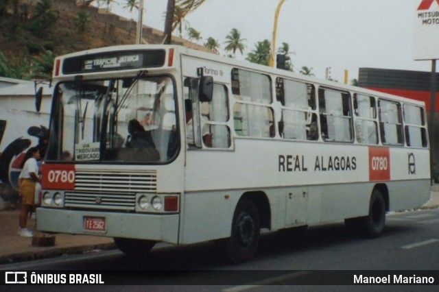 Real Alagoas de Viação 0780 na cidade de Maceió, Alagoas, Brasil, por Manoel Mariano. Número da foto: #13003533.