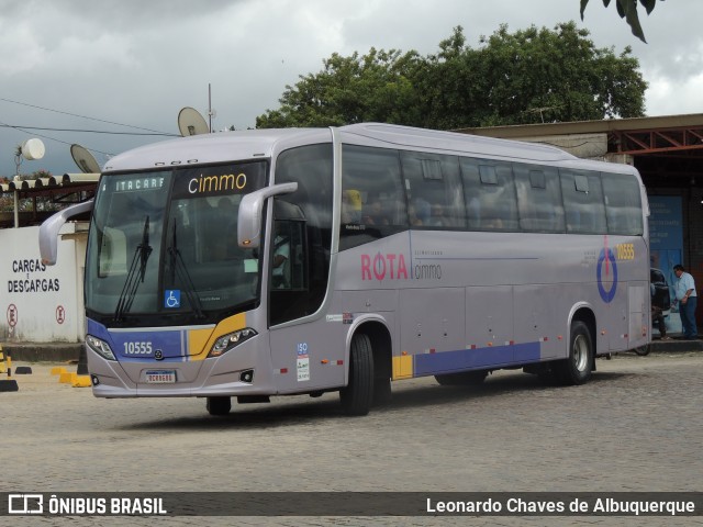 Rota Transportes Rodoviários 10555 na cidade de Vitória da Conquista, Bahia, Brasil, por Leonardo Chaves de Albuquerque. Número da foto: #13005602.