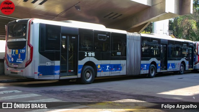 Sambaíba Transportes Urbanos 2 1816 na cidade de São Paulo, São Paulo, Brasil, por Felipe Arguelho. Número da foto: #13005049.