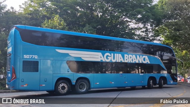 Viação Águia Branca 50770 na cidade de São Paulo, São Paulo, Brasil, por Fábio Paixão. Número da foto: #13003915.