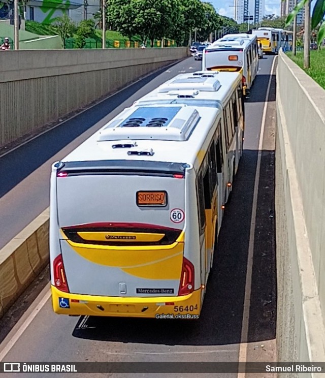 Viação Sorriso de Minas 56404 na cidade de Uberlândia, Minas Gerais, Brasil, por Samuel Ribeiro. Número da foto: #12933491.