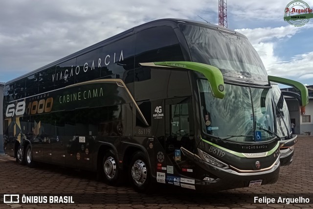 Viação Garcia 86119 na cidade de Campo Grande, Mato Grosso do Sul, Brasil, por Felipe Arguelho. Número da foto: #12932361.