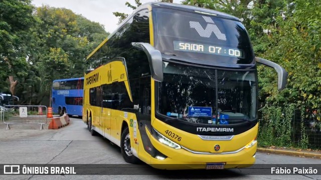 Viação Nova Itapemirim 40376 na cidade de São Paulo, São Paulo, Brasil, por Fábio Paixão. Número da foto: #12934224.