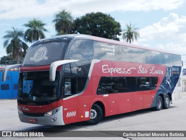Expresso São Luiz 8000 na cidade de Goiânia, Goiás, Brasil, por Carlos Daniel Moreira Batista. Número da foto: #12933449.